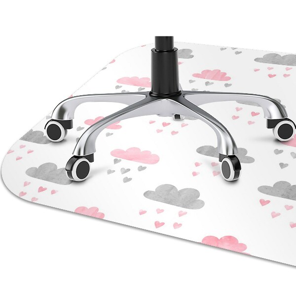 Tapis de protection de sol Nuages ​​minimalistes