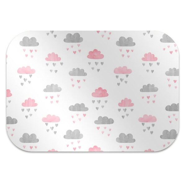 Tapis de protection de sol Nuages ​​minimalistes