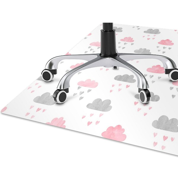Tapis de protection de sol Nuages ​​minimalistes