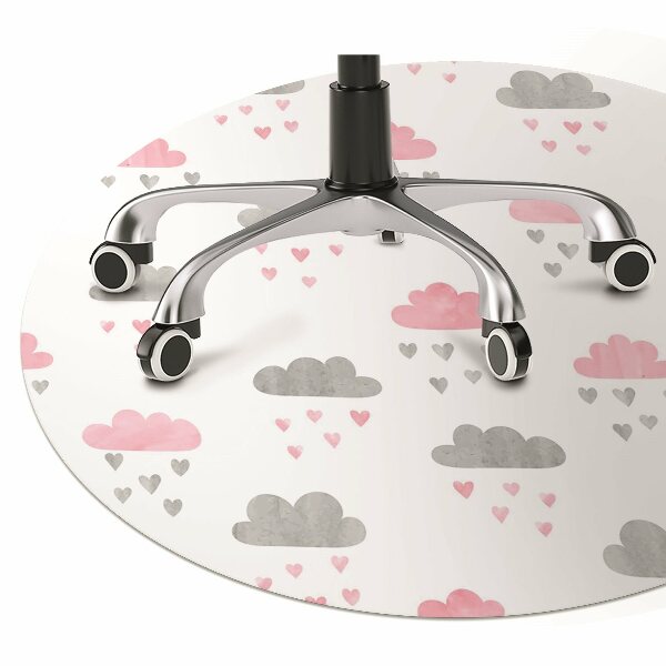 Tapis de protection de sol Nuages ​​minimalistes