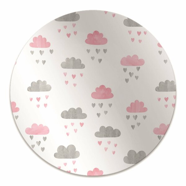 Tapis de protection de sol Nuages ​​minimalistes