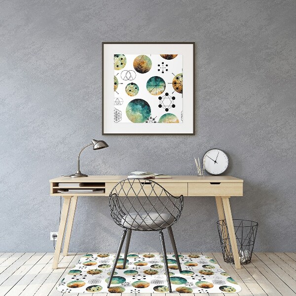 Tapis protège sol Modèle galactique