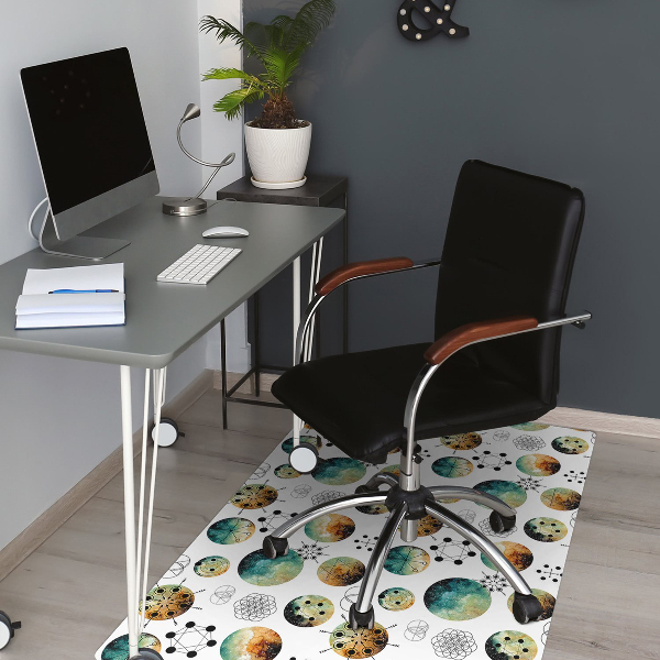 Tapis protège sol Modèle galactique
