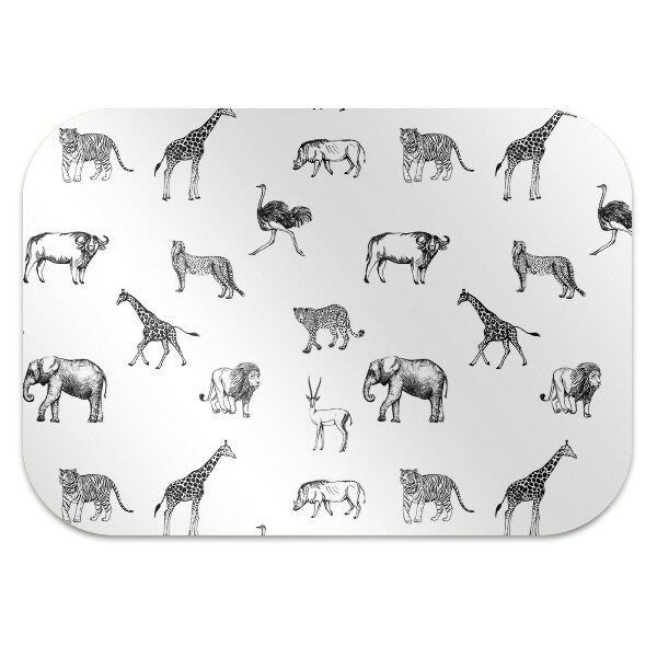 Tapis de chaise de bureau Safari