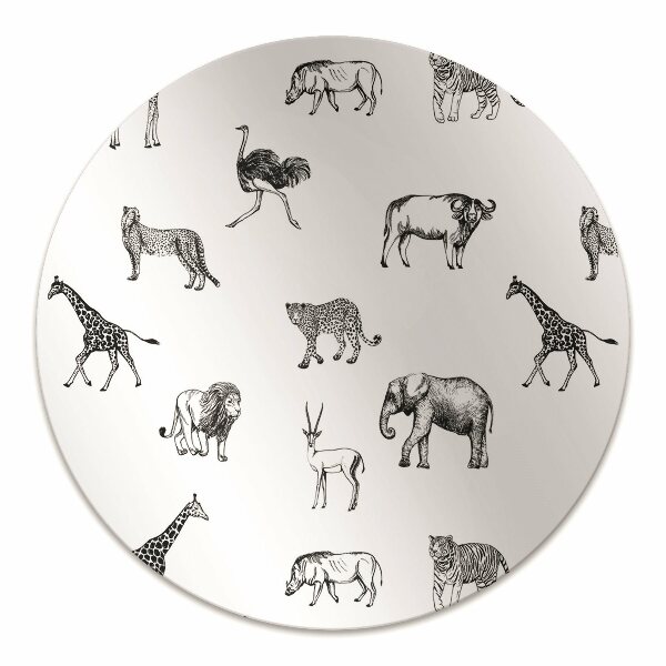 Tapis de chaise de bureau Safari