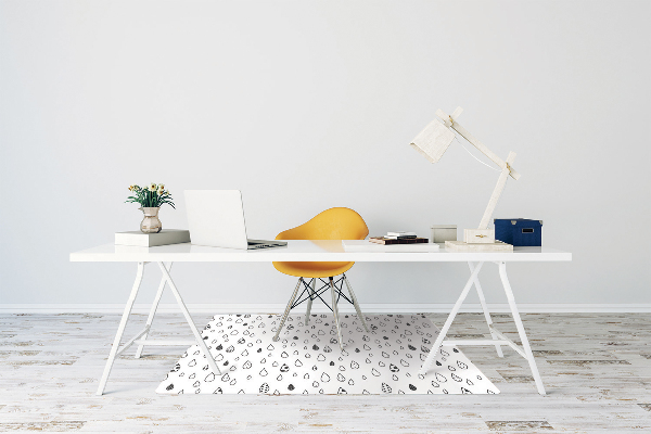 Tapis protège sol Gouttes abstraites