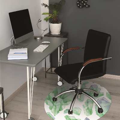 Tapis pour chaise de bureau Cristaux