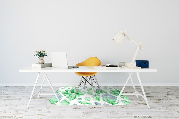 Tapis pour chaise de bureau Cristaux