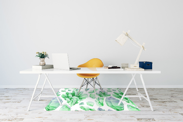 Tapis pour chaise de bureau Cristaux