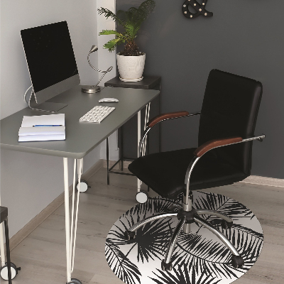 Tapis fauteuil bureau do biura Feuilles exotiques