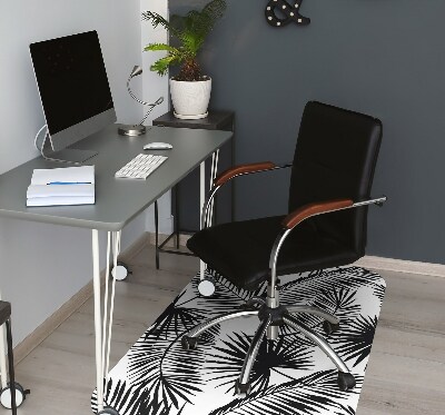 Tapis fauteuil bureau do biura Feuilles exotiques