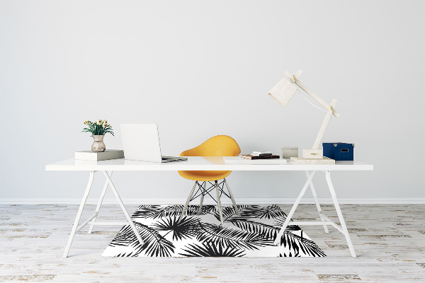 Tapis fauteuil bureau do biura Feuilles exotiques