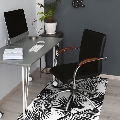 Tapis fauteuil bureau do biura Feuilles exotiques