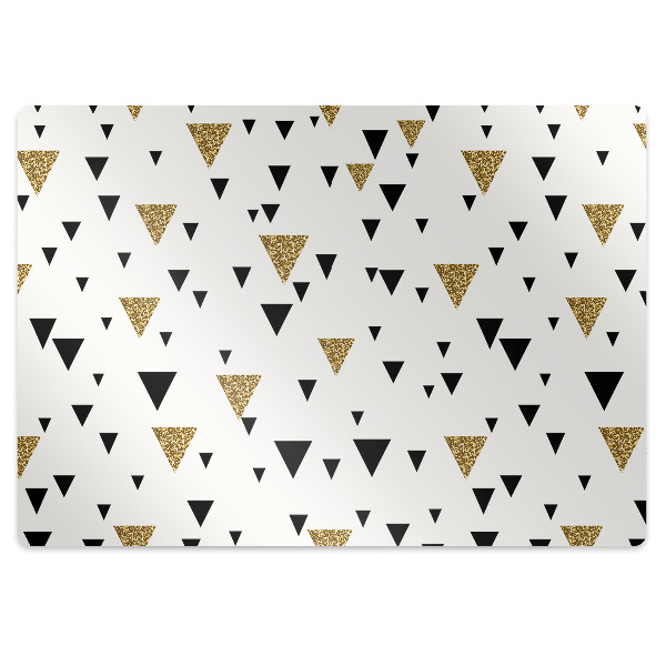 Tapis de chaise de bureau Triangle