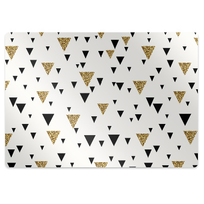 Tapis de chaise de bureau Triangle