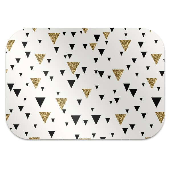 Tapis de chaise de bureau Triangle
