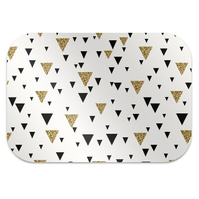 Tapis de chaise de bureau Triangle