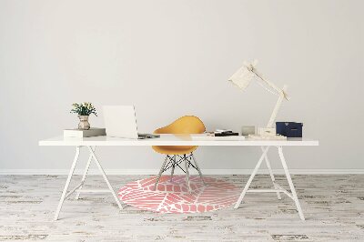 Tapis de chaise de bureau Ananas verts