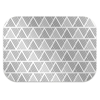 Tapis de chaise de bureau Motif dans les triangles