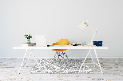 Tapis de chaise de bureau Motif dans les triangles