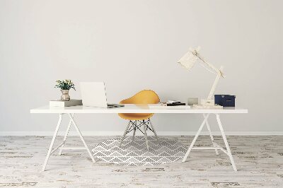 Tapis de chaise de bureau Motif dans les triangles