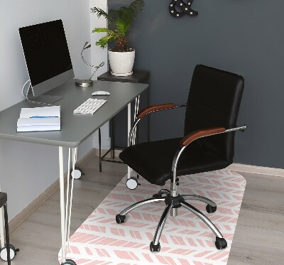 Tapis pour chaise de bureau Chodèle rose