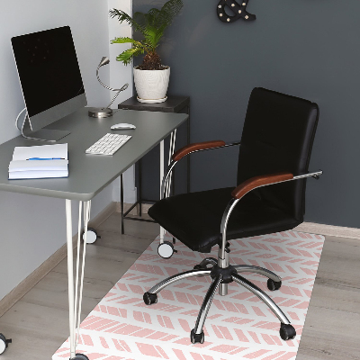 Tapis pour chaise de bureau Chodèle rose