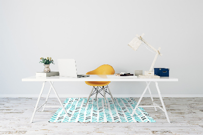 Tapis pour chaise de bureau Aquarelle à Herringbone