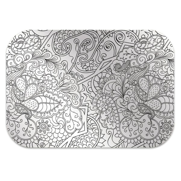 Tapis fauteuil bureau do biura Motif abstrait