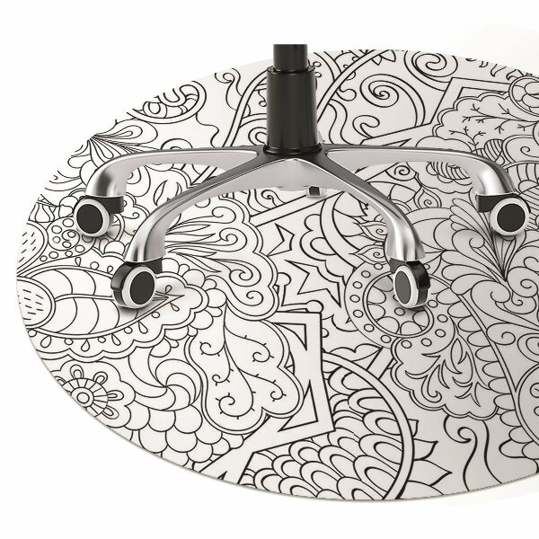 Tapis fauteuil bureau do biura Motif abstrait