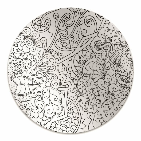 Tapis fauteuil bureau do biura Motif abstrait