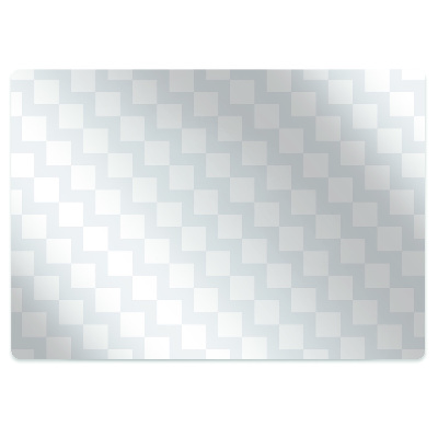 Tapis protège sol Motif de carrés 3D