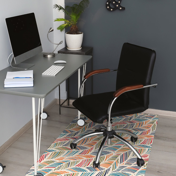 Tapis bureau Vagues colorées