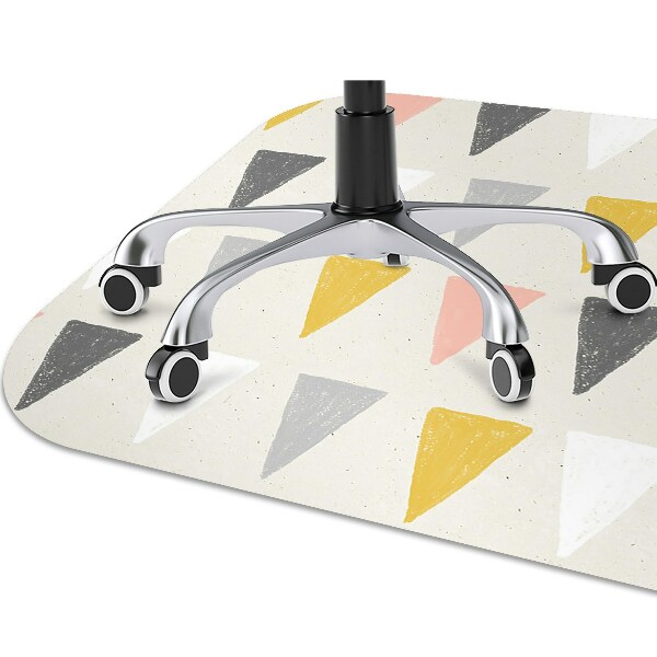 Tapis pour chaise de bureau Modèle triangulaire