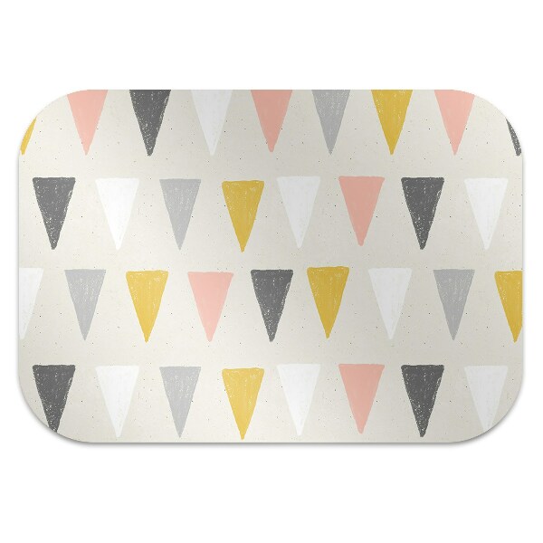 Tapis pour chaise de bureau Modèle triangulaire