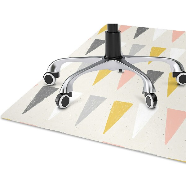 Tapis pour chaise de bureau Modèle triangulaire