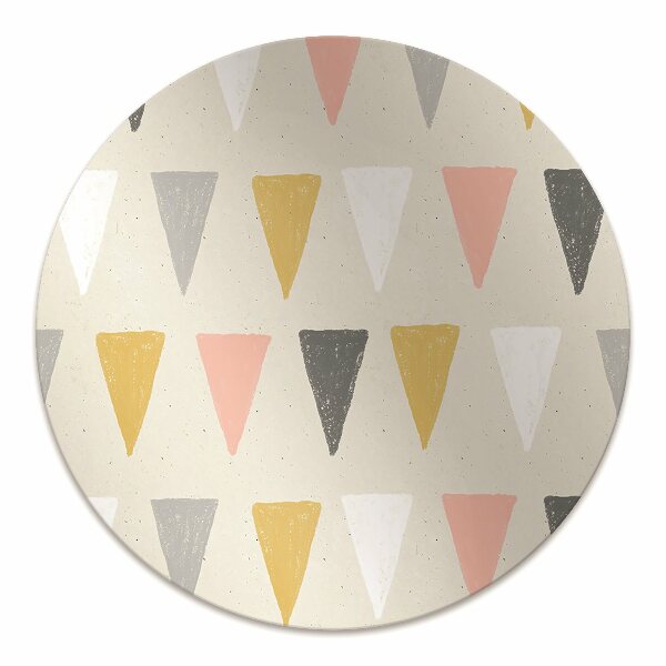 Tapis pour chaise de bureau Modèle triangulaire