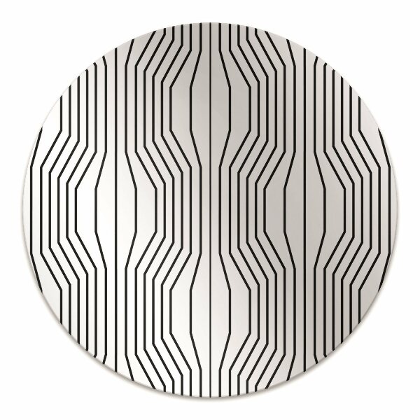 Tapis protection sol Illusion géométrique