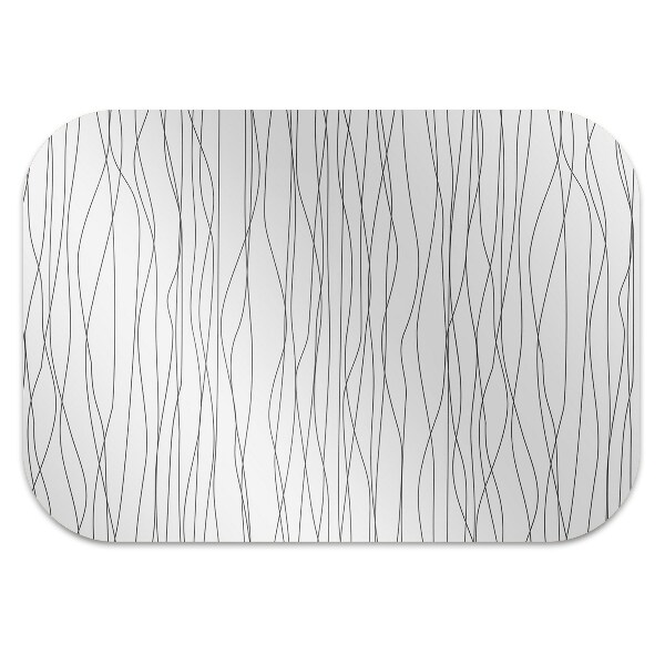 Tapis protège sol Lignes chaotiques