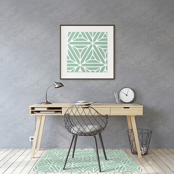 Tapis fauteuil bureau Formes géométriques