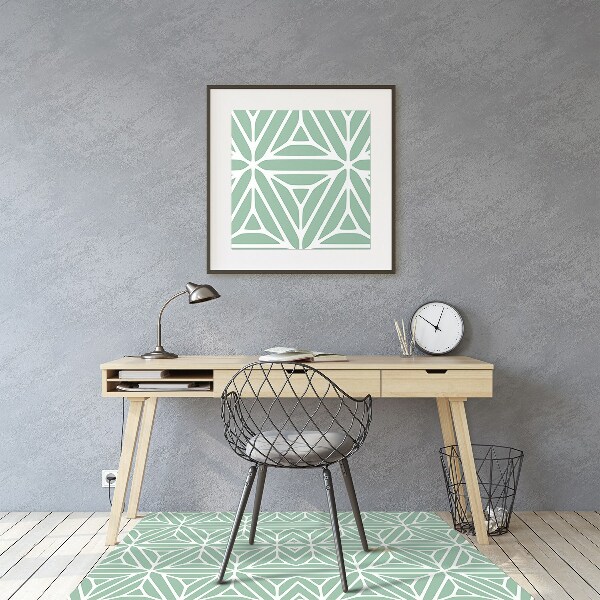 Tapis fauteuil bureau Formes géométriques