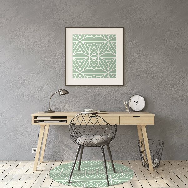 Tapis fauteuil bureau Formes géométriques