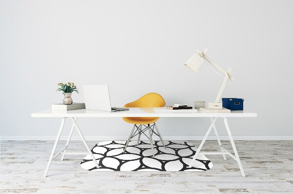Tapis fauteuil bureau Formes géométriques