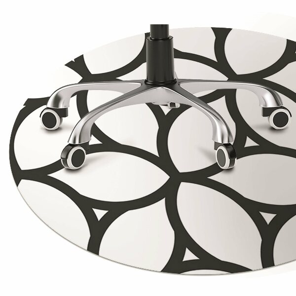 Tapis fauteuil bureau Formes géométriques