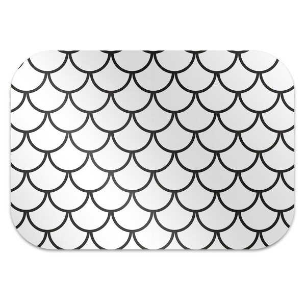 Tapis fauteuil bureau do biura Motif de l'enveloppe de poisson