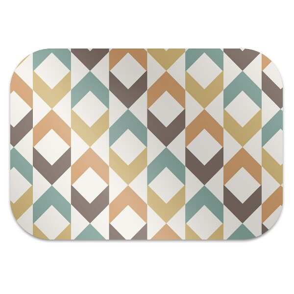 Tapis pour chaise de bureau Formes rétro