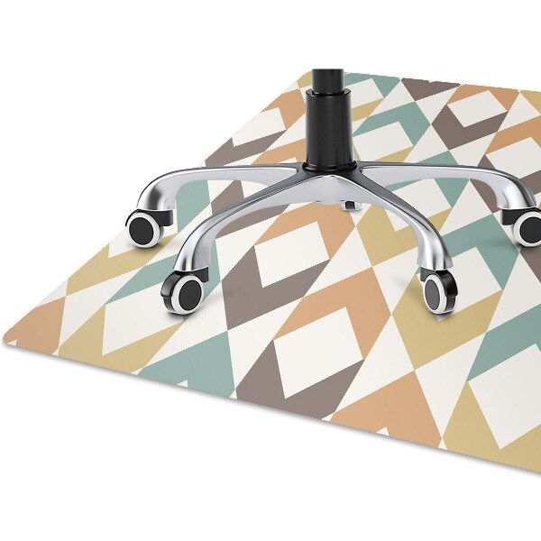 Tapis pour chaise de bureau Formes rétro