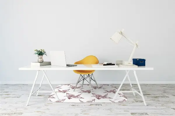 Tapis bureau Oiseaux origami