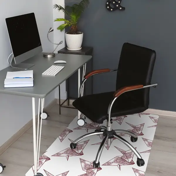 Tapis bureau Oiseaux origami