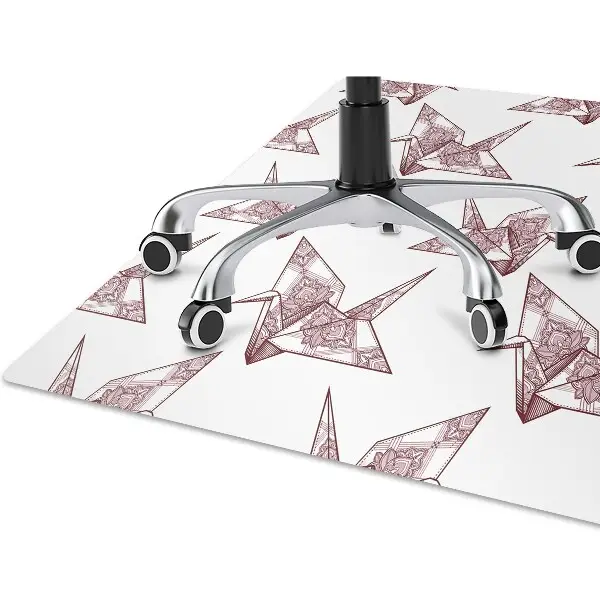 Tapis bureau Oiseaux origami